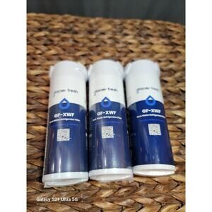 GLACIER FRESH XWF Replacement for GE XWF Refrigerator Water Filter Pack of 3
